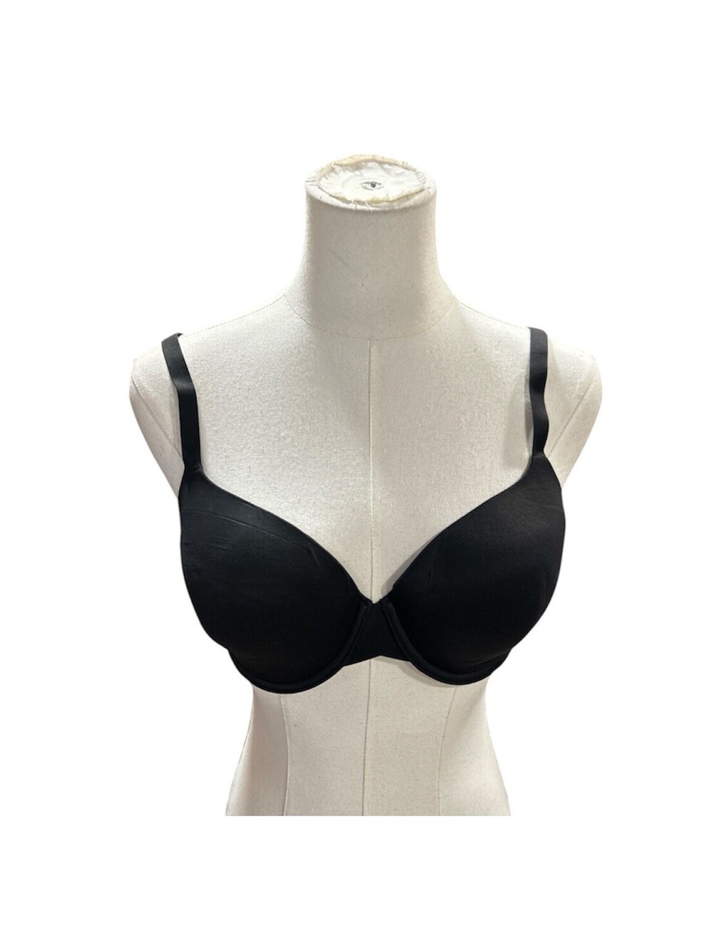 Calvin Klein Women's Constant Push Up Plunge Bra 32DD Black